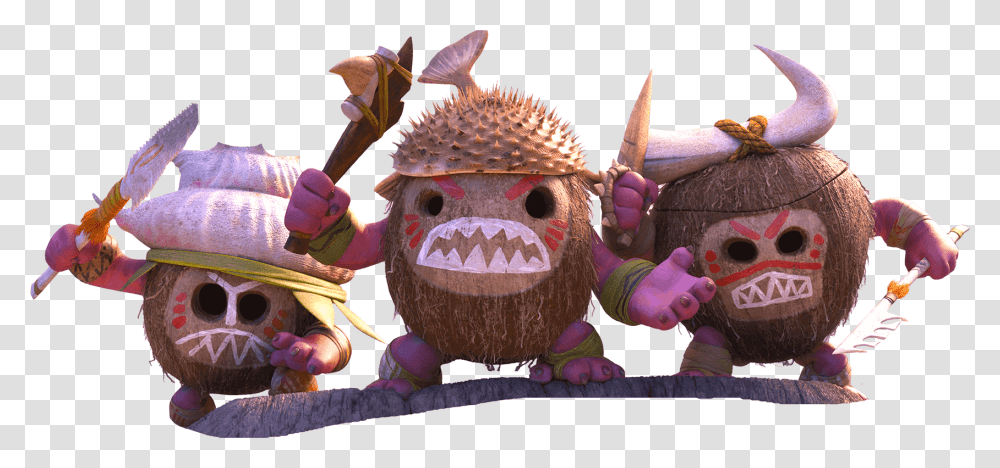 Moana Disney Evil Coconuts From Moana, Person, Figurine, Outdoors, Toy Transparent Png