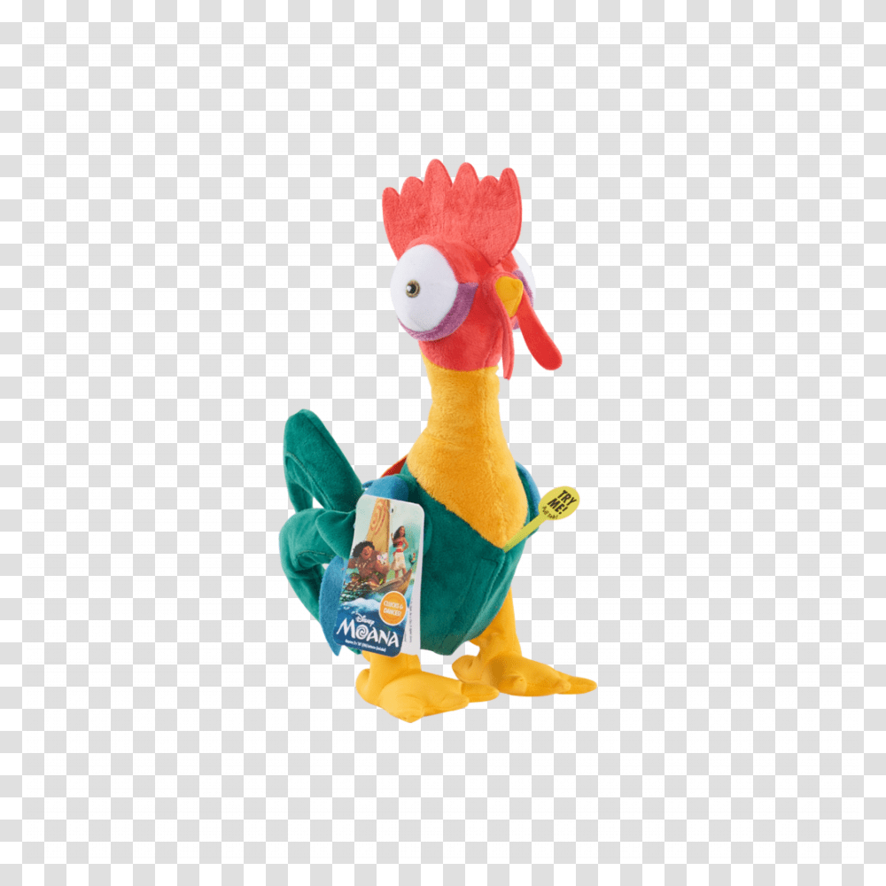 Moana Hei Hei Feature Plush Out Of Package, Toy, Figurine, Animal Transparent Png