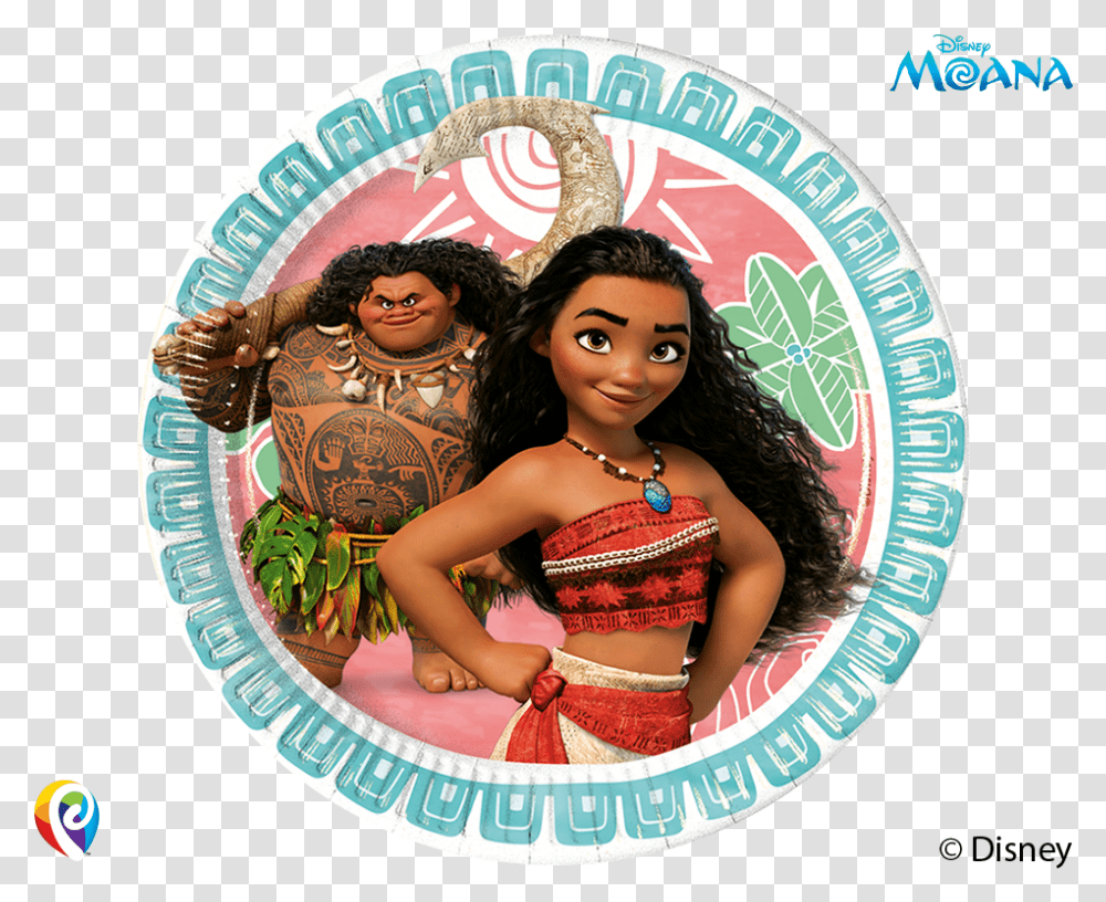 Moana Plates, Person, Human, Toy, Doll Transparent Png