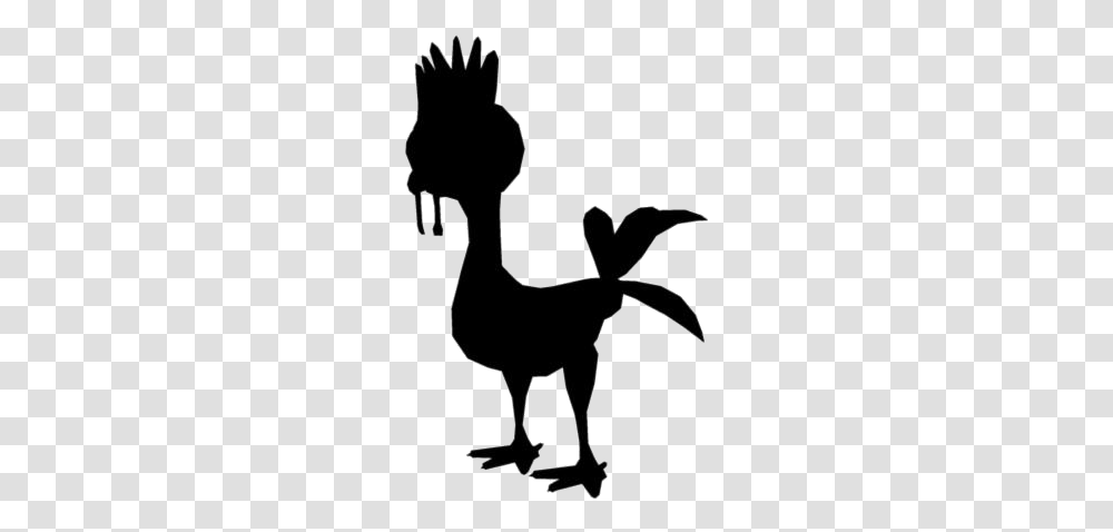 Moana Rooster Clipart Image Moana Clipart Hei Hei, Silhouette, Animal, Stencil, Bird Transparent Png