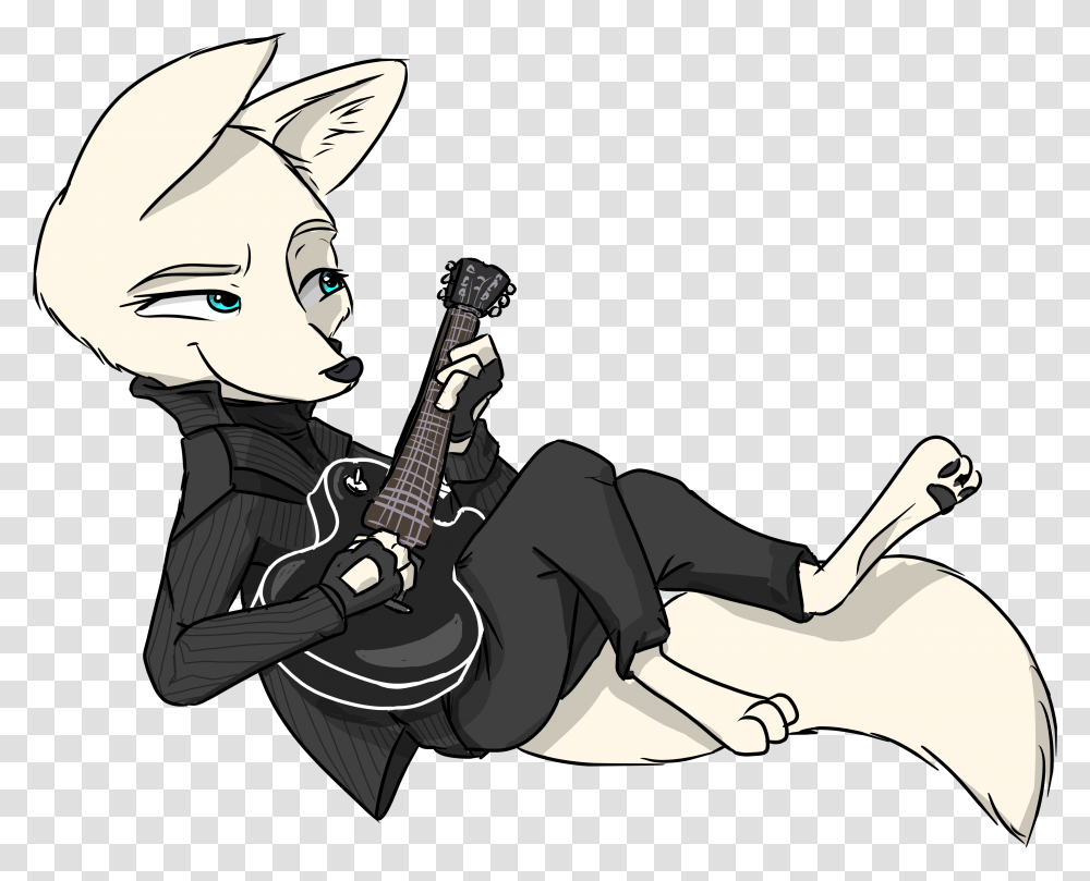 Mob Clipart Zootopia Skye Winter, Guitar, Leisure Activities, Musical Instrument, Musician Transparent Png