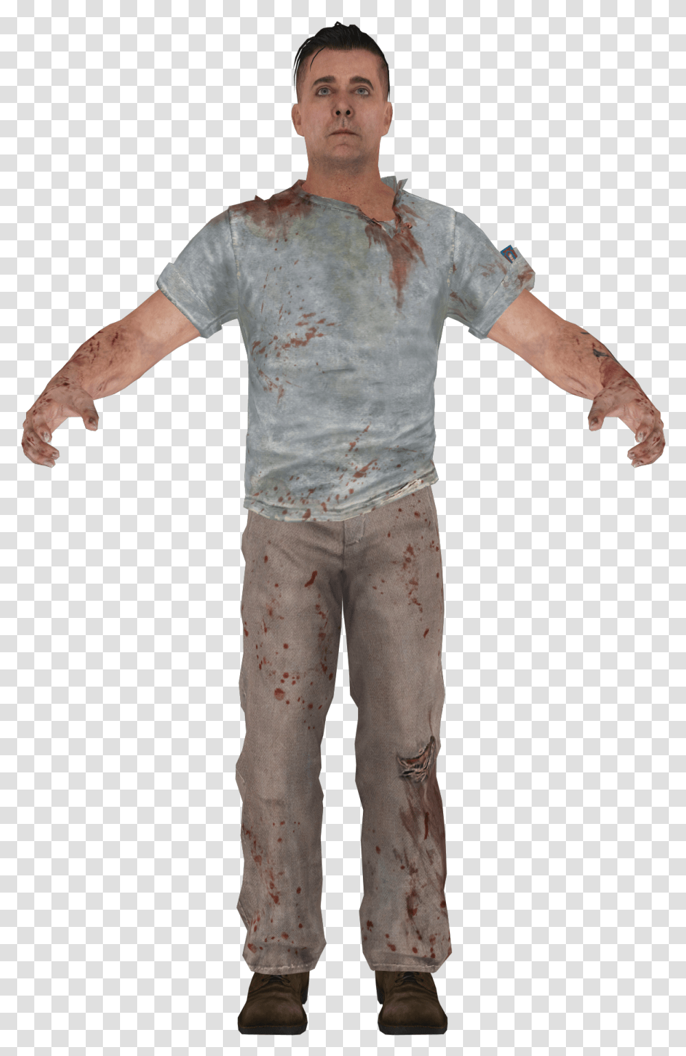 Mob Of The Dead Zombies Mob Of The Dead Billy Handsome, Person, Sleeve, Pants Transparent Png