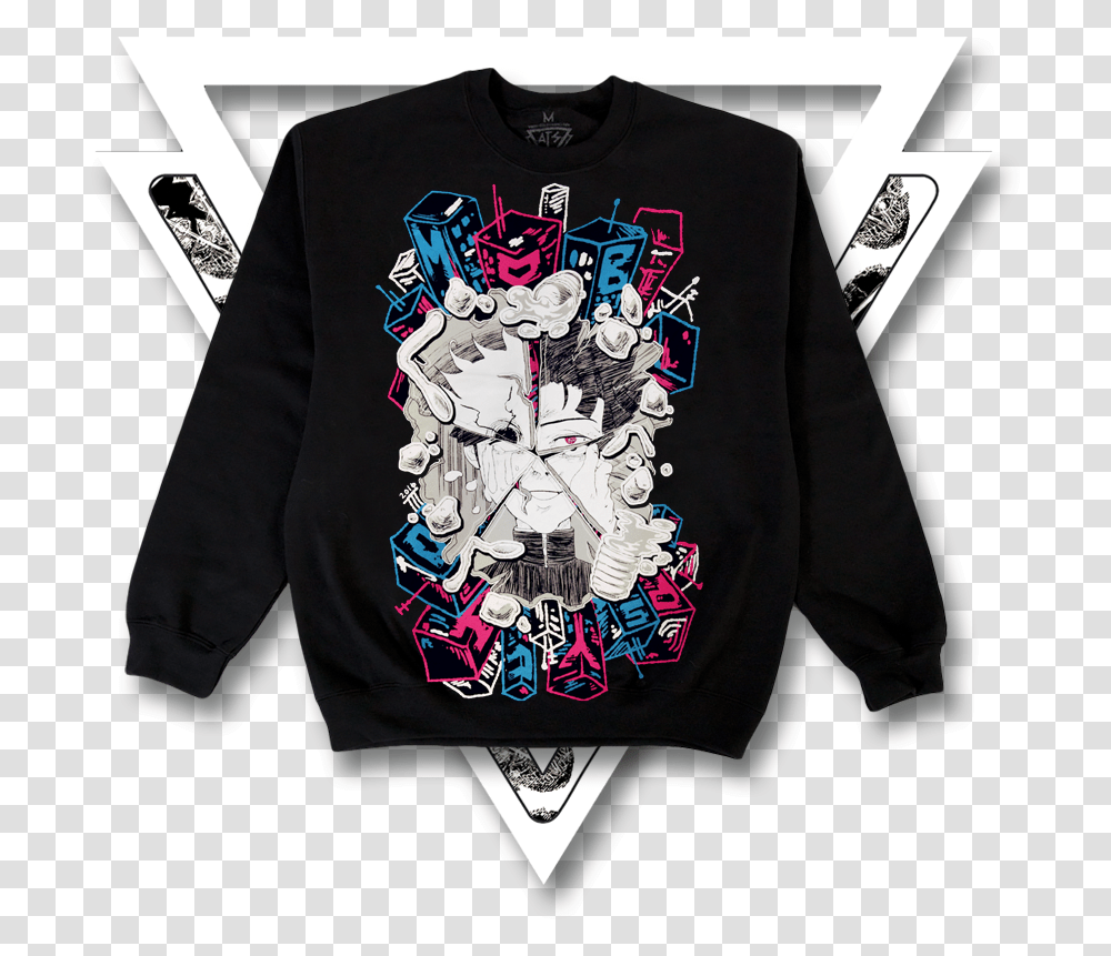 Mob Psycho 100 Sweater, Apparel, Sleeve, Long Sleeve Transparent Png