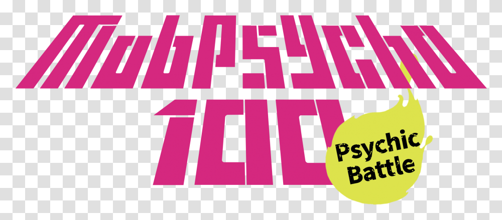 Mob Psycho Psychic Battle Logo Mob Psycho 100 Psychic Battle Logo, Text, Alphabet, Purple, Number Transparent Png