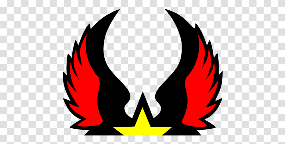 Mob Star Images Icon Cliparts Download Clip Art Star With Wings Logo Transparenr, Fire, Flame, Symbol, Star Symbol Transparent Png