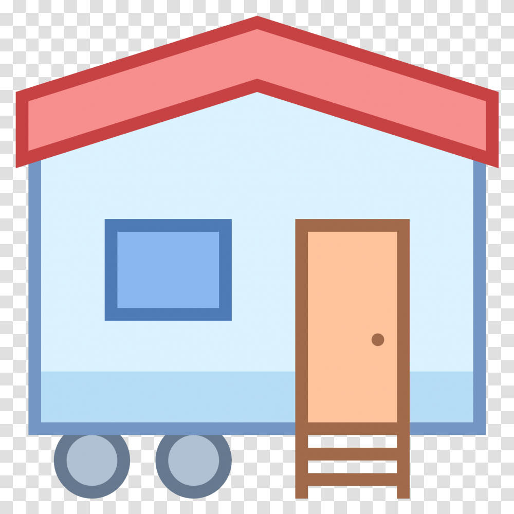 Mobil House, Housing, Building, First Aid, Train Transparent Png