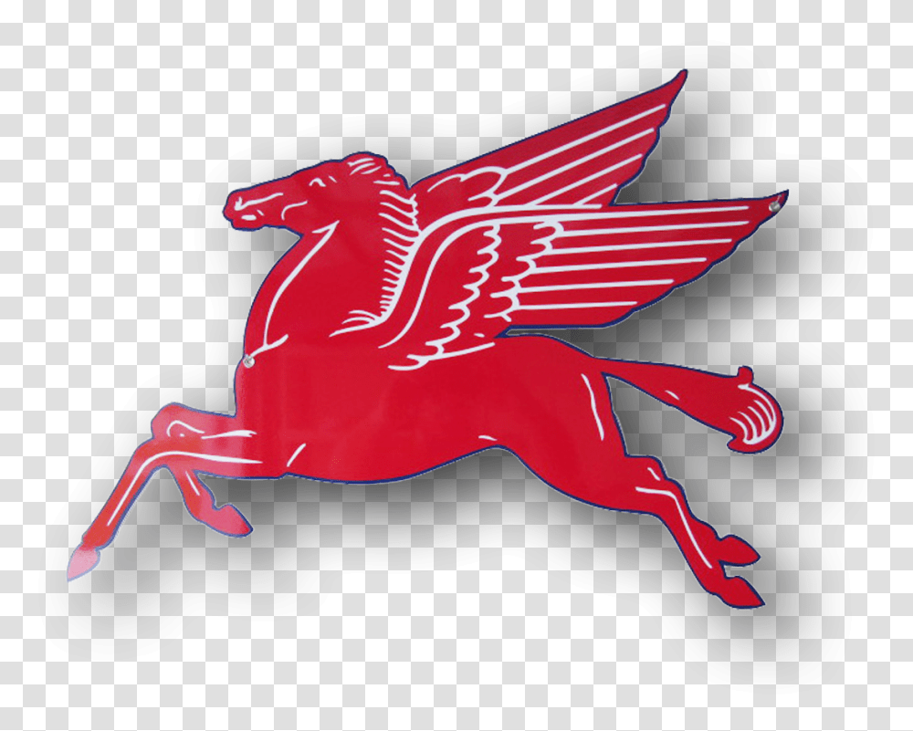 Mobil Pegasus Mobil Oil Logo Horse, Symbol, Trademark, Emblem Transparent Png