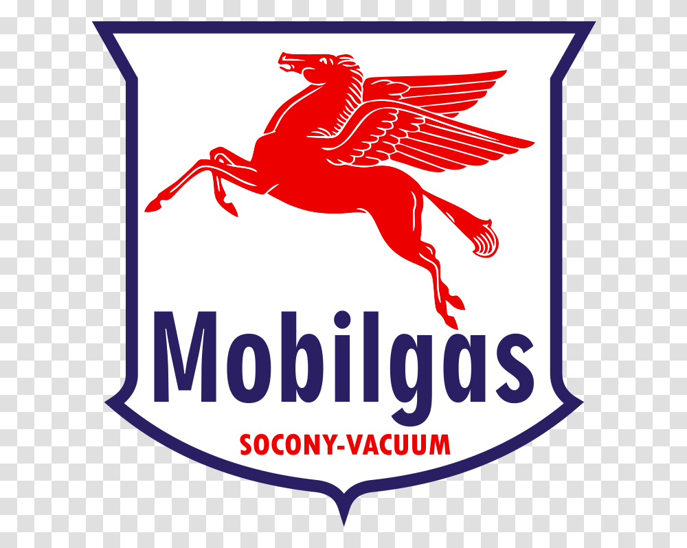 Mobil Vintage Mobil Oil Logo, Symbol, Trademark, Emblem Transparent Png