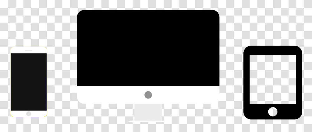 Mobile And Desktop White, Monitor, Screen, Electronics, Display Transparent Png