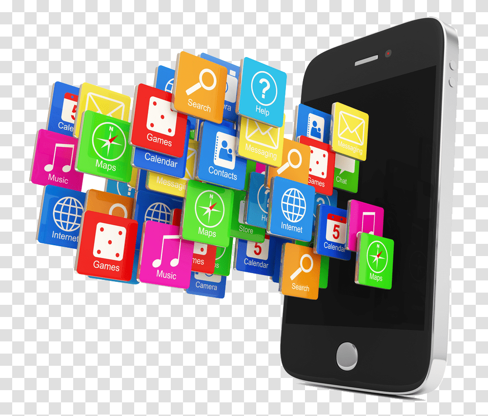 Mobile App Developers In Soweto Wedesignsa Mobile Phone With Social Media Apps, Electronics, Cell Phone, Iphone, Text Transparent Png