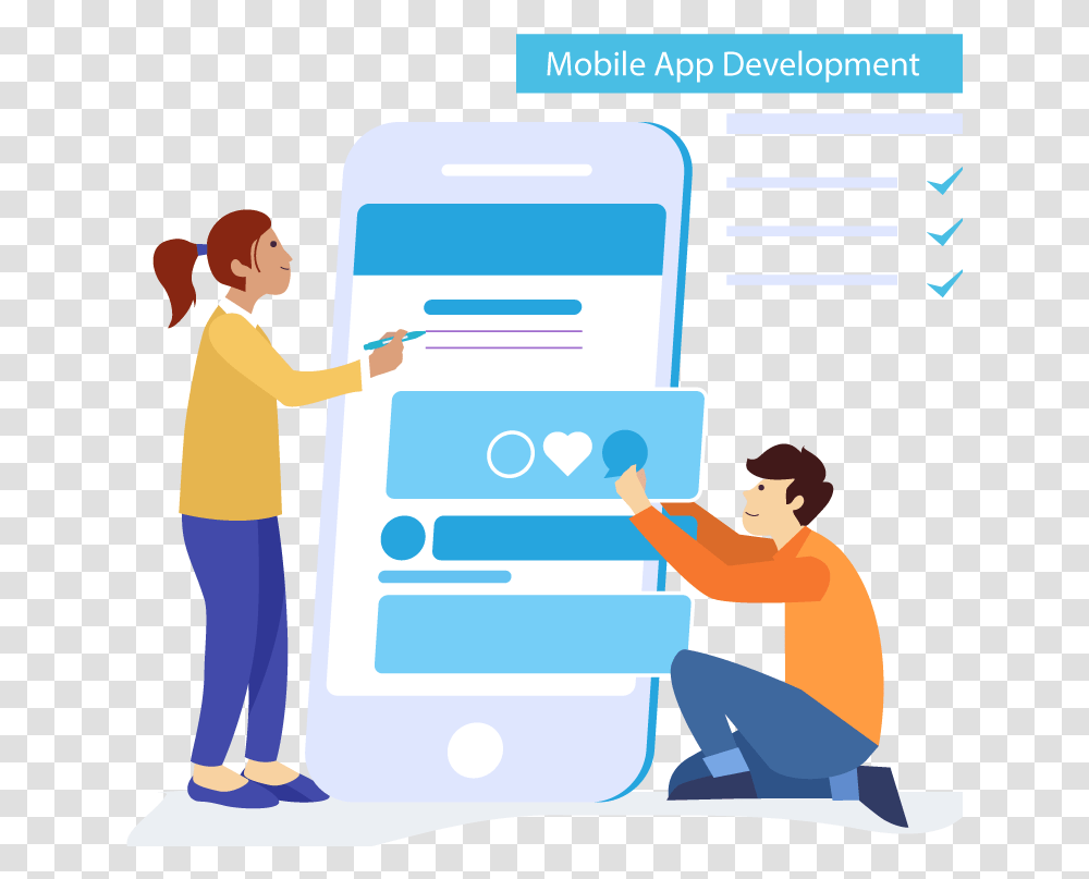 Mobile App Development, Person, Human, Standing, Box Transparent Png