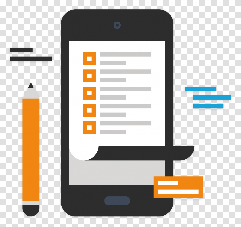 Mobile App, Electronics, Pencil, Phone Transparent Png