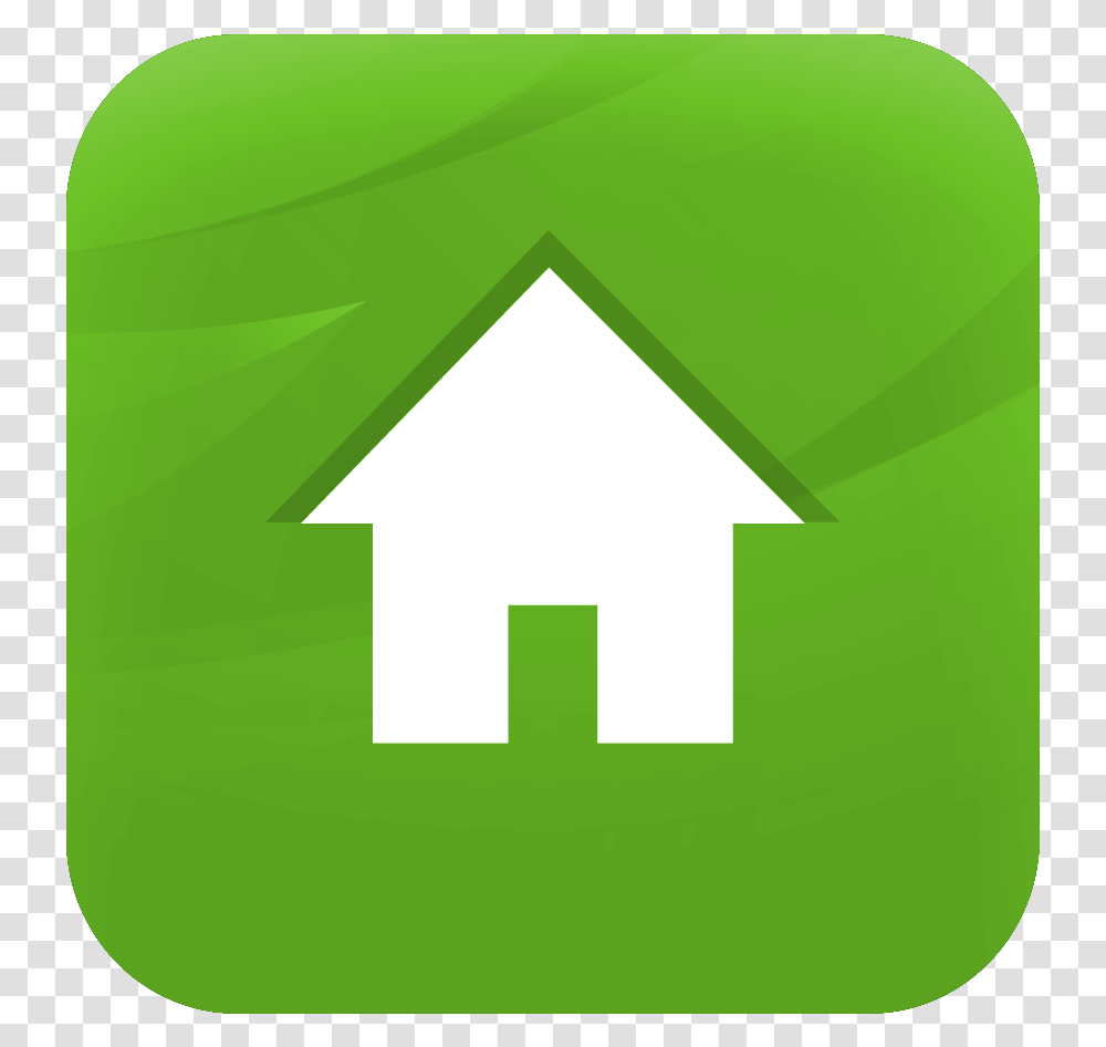 Mobile App Icons Home, Green, First Aid, Recycling Symbol Transparent Png