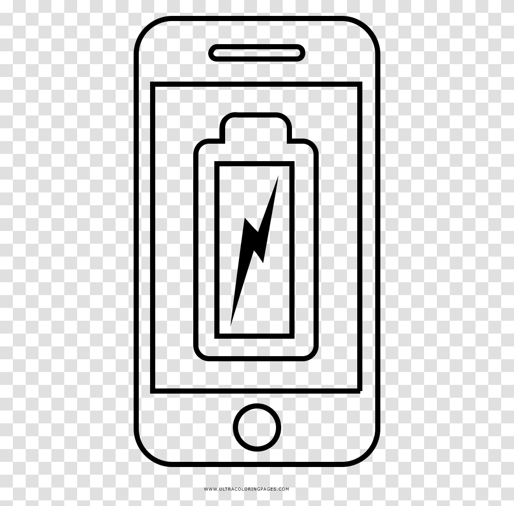 Mobile Battery Coloring, Gray, World Of Warcraft Transparent Png
