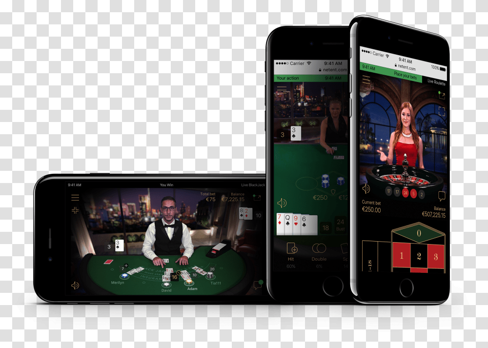 Mobile Casino, Mobile Phone, Electronics, Cell Phone, Person Transparent Png