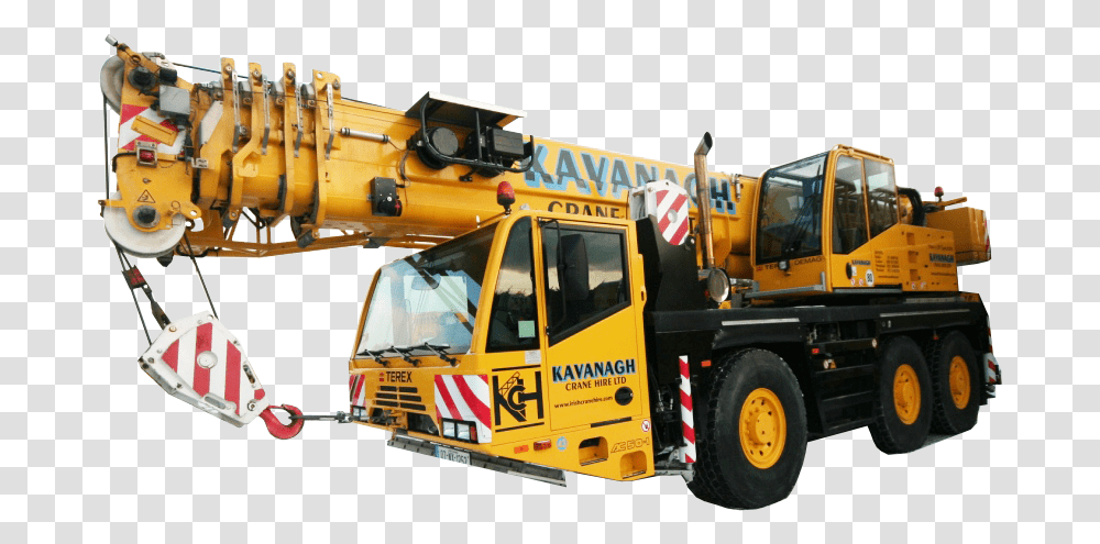 Mobile Crane, Truck, Vehicle, Transportation, Construction Crane Transparent Png