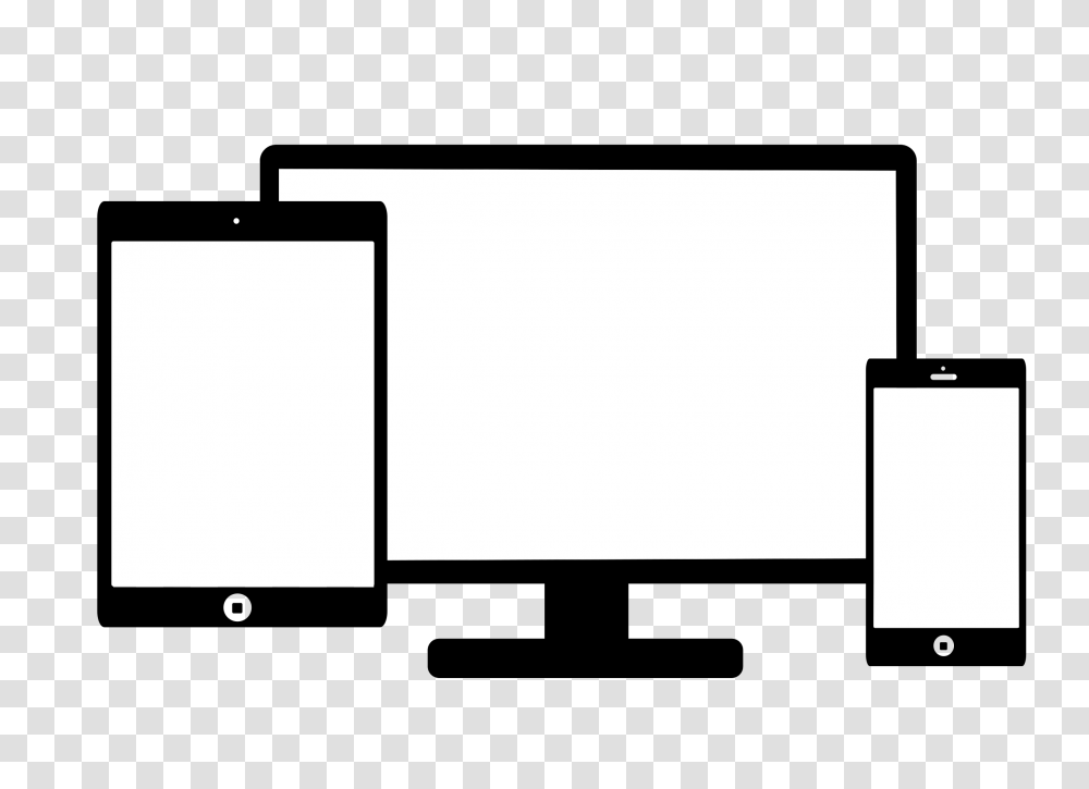 Mobile Displays Against A Computer Screen Icons, Electronics, Interior Design, Indoors, Monitor Transparent Png