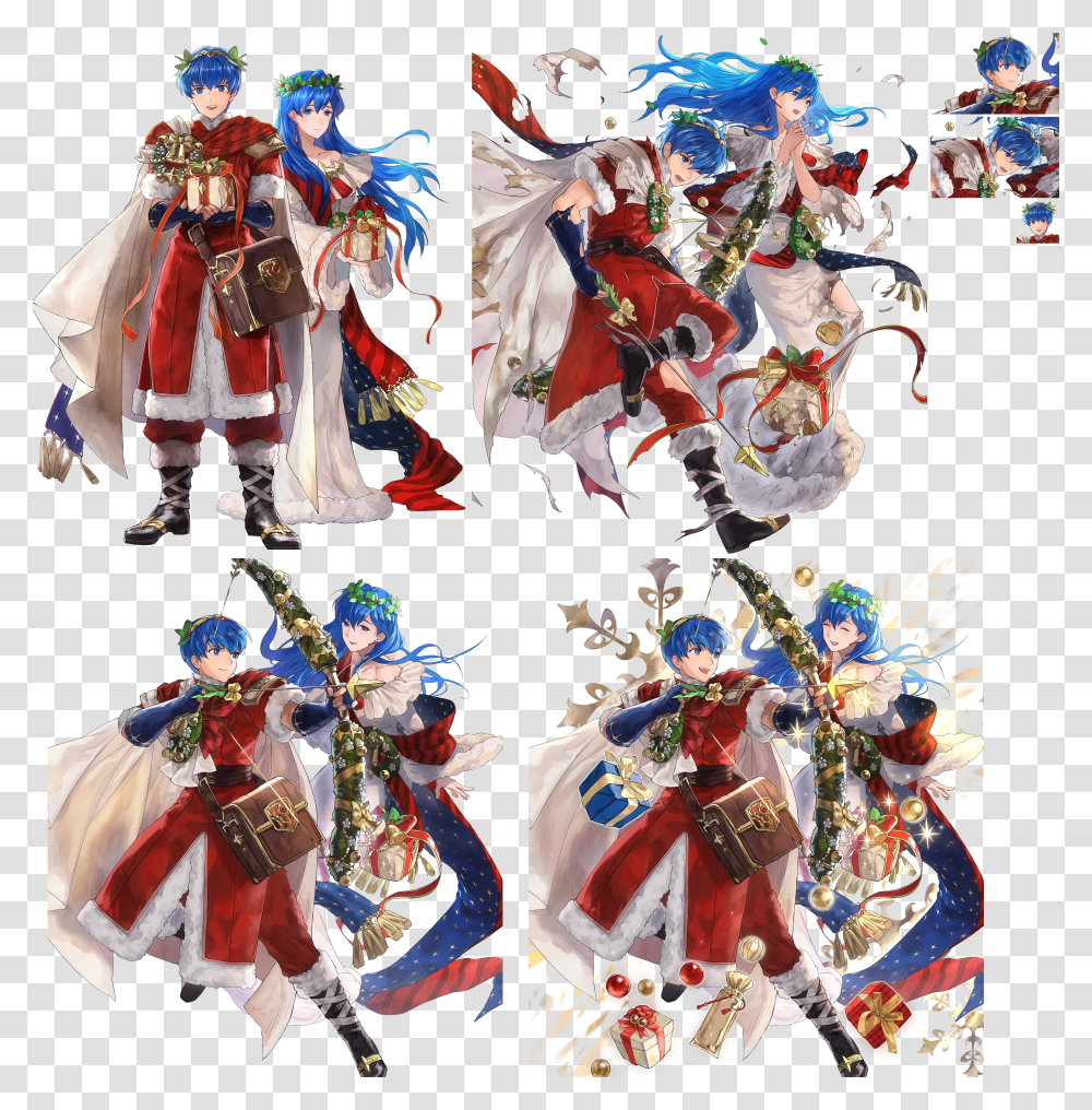 Mobile Fire Emblem Heroes Marth & Elice Glorious Gifts Fire Emblem Heroes Marth Christmas Transparent Png