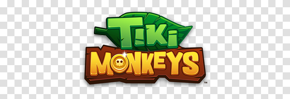 Mobile Game Logo Logodix Tiki Monkeys Logo, Slot, Gambling, Meal, Food Transparent Png