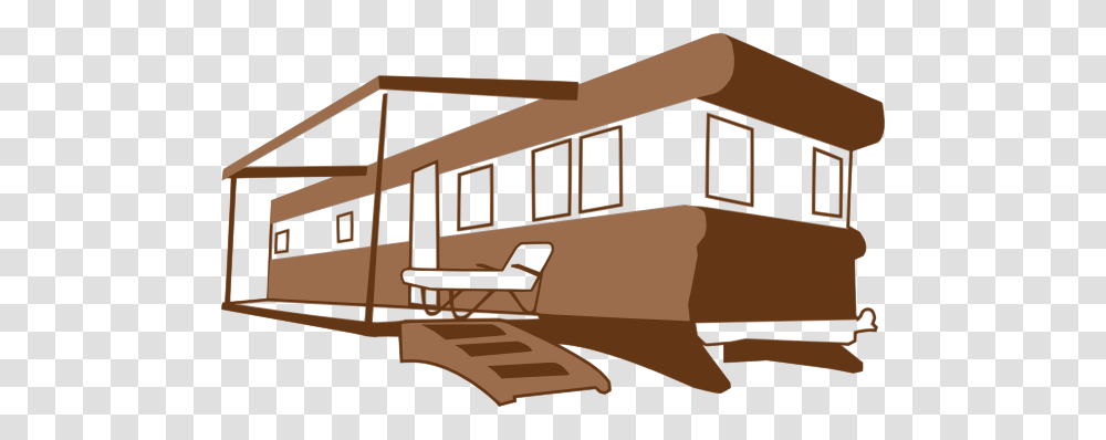 Mobile Home Clip Art, Transportation, Vehicle, Bus, Furniture Transparent Png