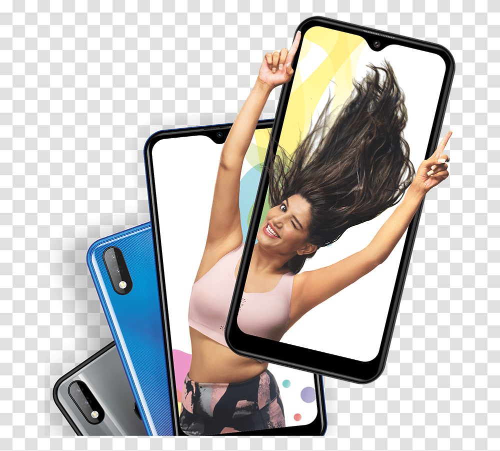 Mobile Images, Person, Advertisement, Poster, Electronics Transparent Png