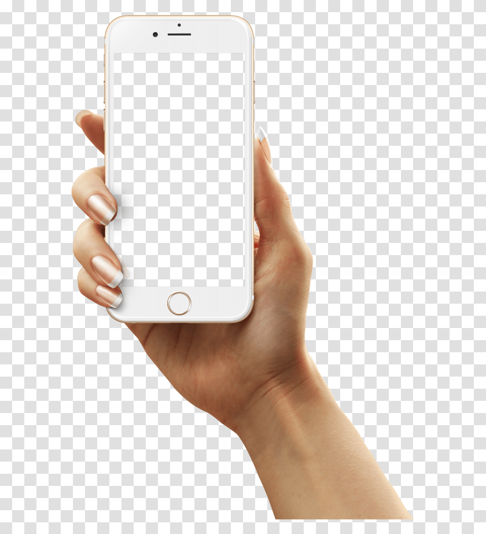 Mobile In Hand Download Iphone With Hand, Mobile Phone, Electronics, Cell Phone, Person Transparent Png