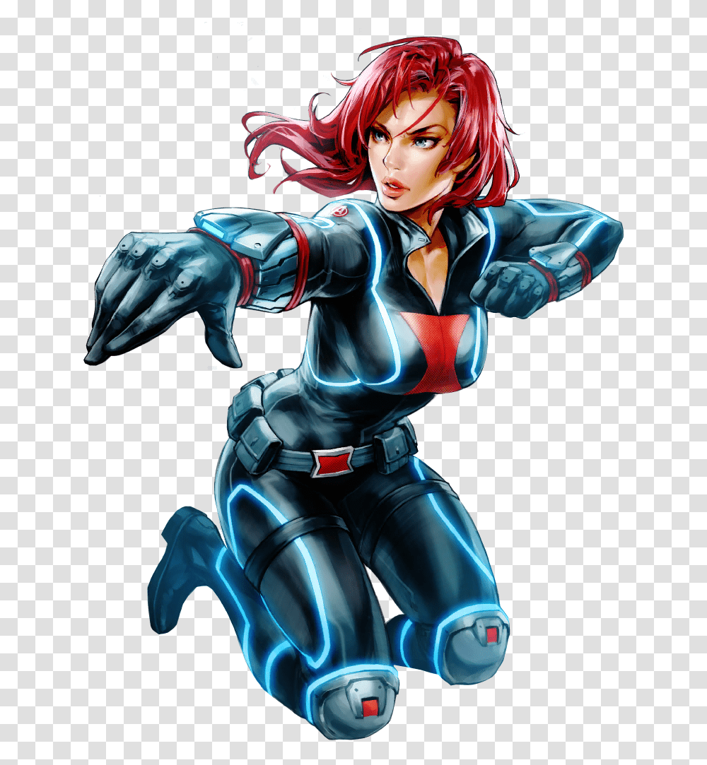 Mobile Marvel Battle Lines Black Widow Natasha Black Widow Comic, Costume, Hand, Person, Toy Transparent Png