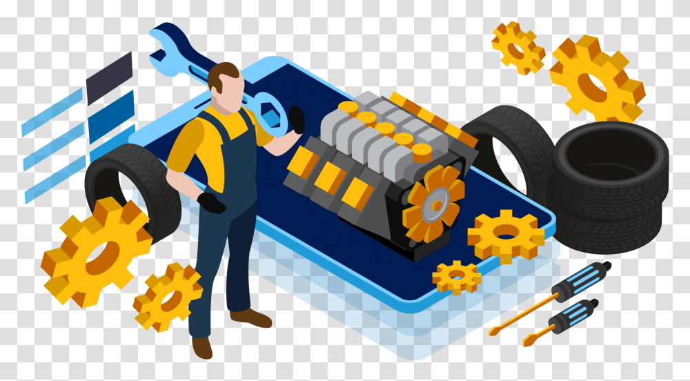 Mobile Mechanic Mantenimiento, Person, Statue, Weapon Transparent Png