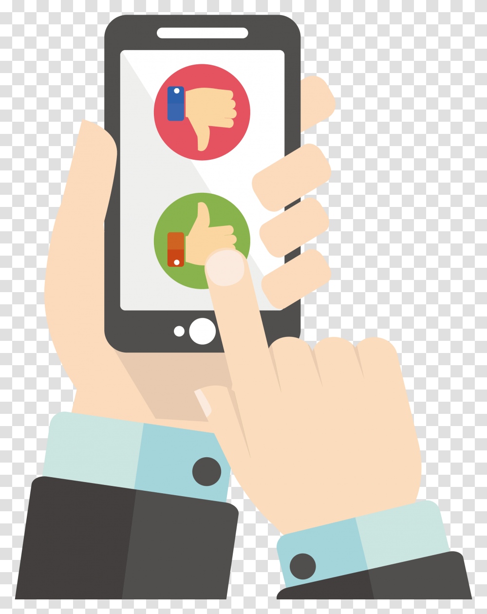 Mobile Phone App Illustration, Electronics, Cell Phone, Computer, Hand Transparent Png