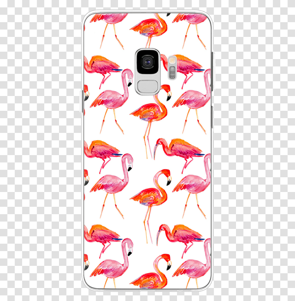 Mobile Phone, Bird, Animal, Flock, Flamingo Transparent Png