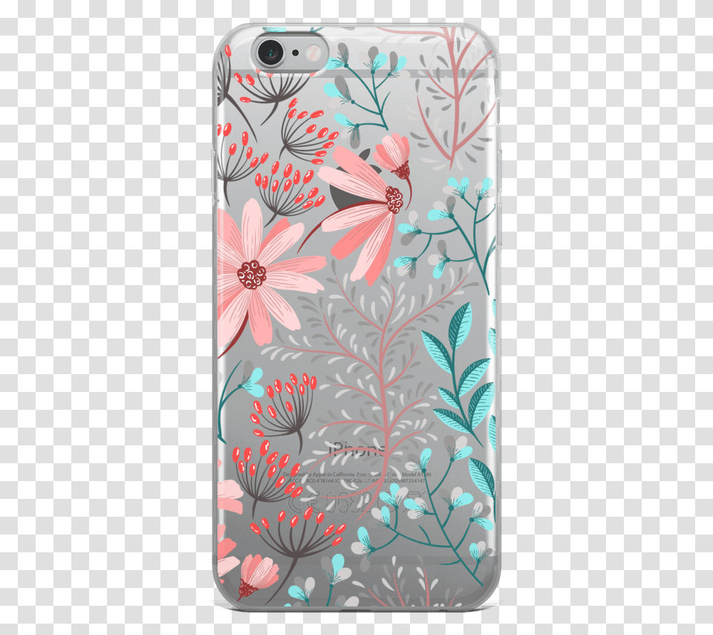 Mobile Phone Case, Floral Design, Pattern Transparent Png