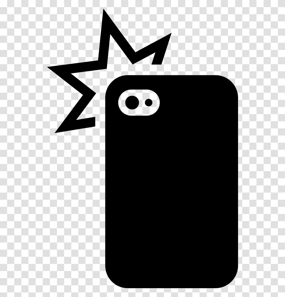 Mobile Phone Caseclip Artfontmobile Phone Selfie Icon, Number, Cross Transparent Png
