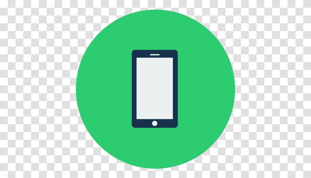 Mobile Phone Icon Circle, Electronics, Ipod, Computer, Text Transparent Png