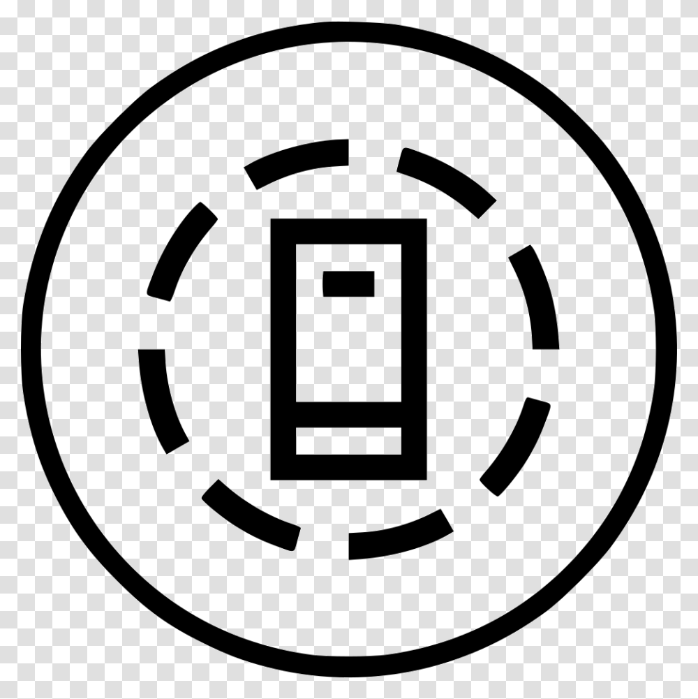 Mobile Phone Network Cell Communication Connect Circle, Machine, Electronics Transparent Png