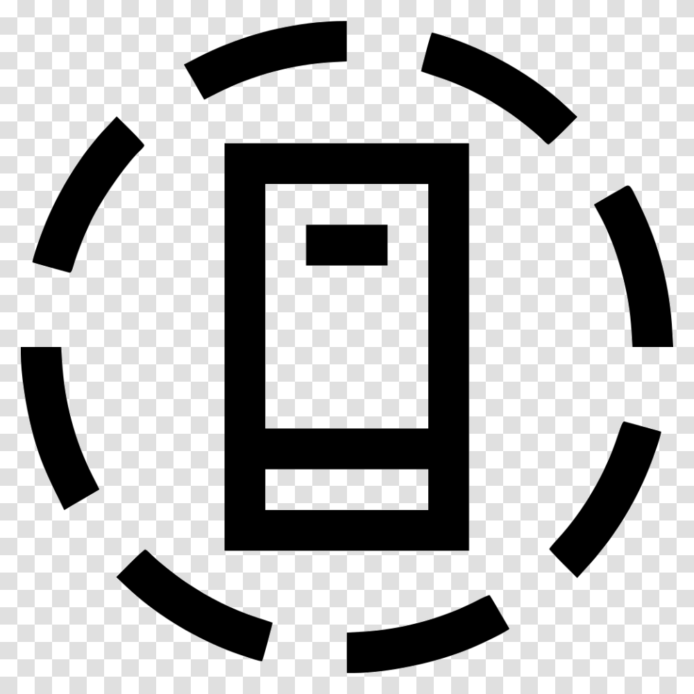 Mobile Phone Network Cell Communication Connect, Label, Stencil Transparent Png
