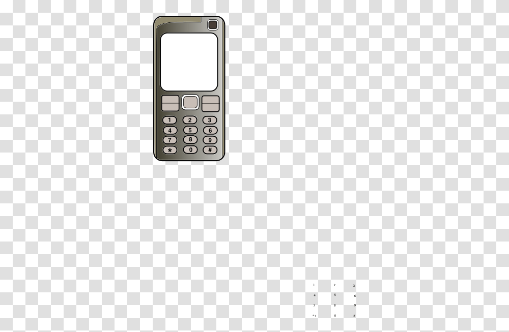 Mobile Phone With Blank Screen Clip Arts For Web Clip Feature Phone, Electronics, Cell Phone, Calculator Transparent Png
