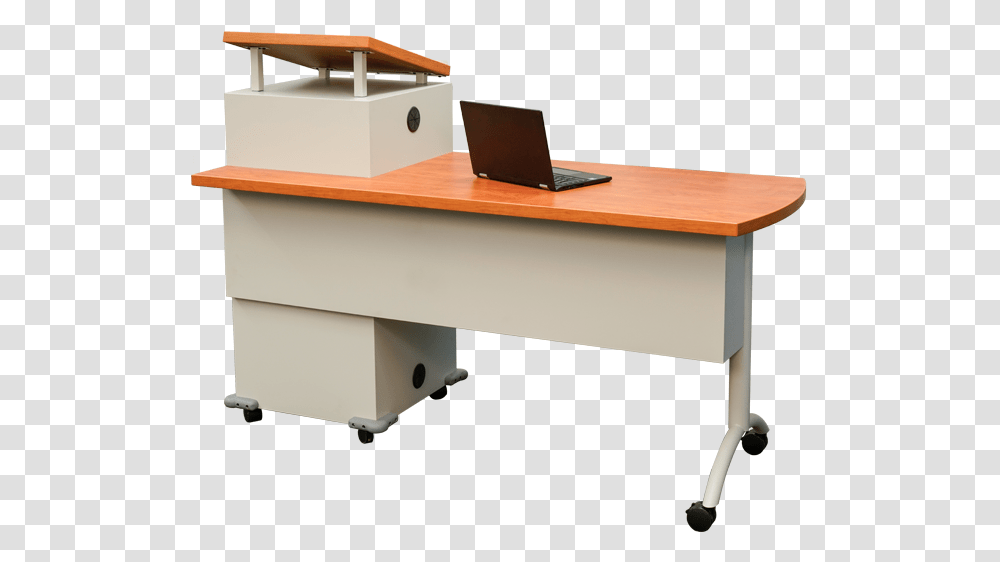 Mobile Podium Desk Computer Desk, Table, Furniture, Tabletop, Laptop Transparent Png