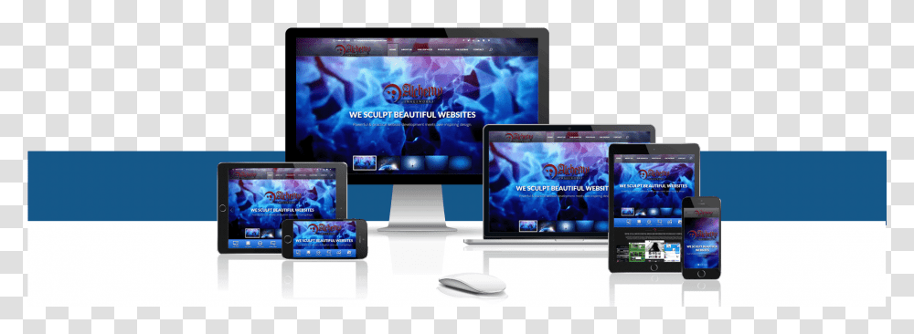 Mobile Responsive Web Design Led Backlit Lcd Display, Monitor, Screen, Electronics, LCD Screen Transparent Png