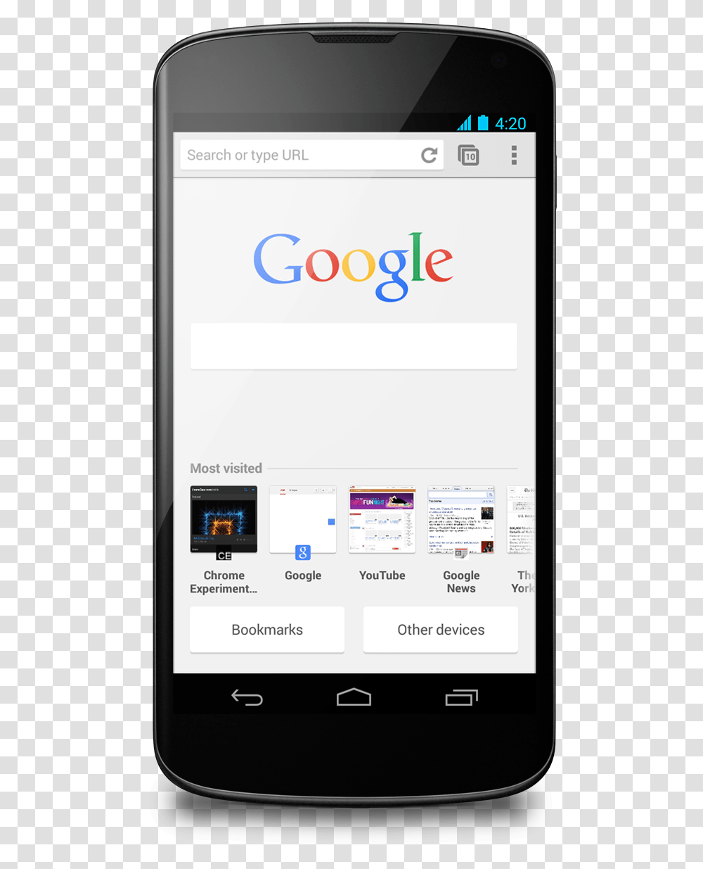 Mobile Search Bar Google Chrome Browser Phone, Mobile Phone, Electronics, Cell Phone Transparent Png