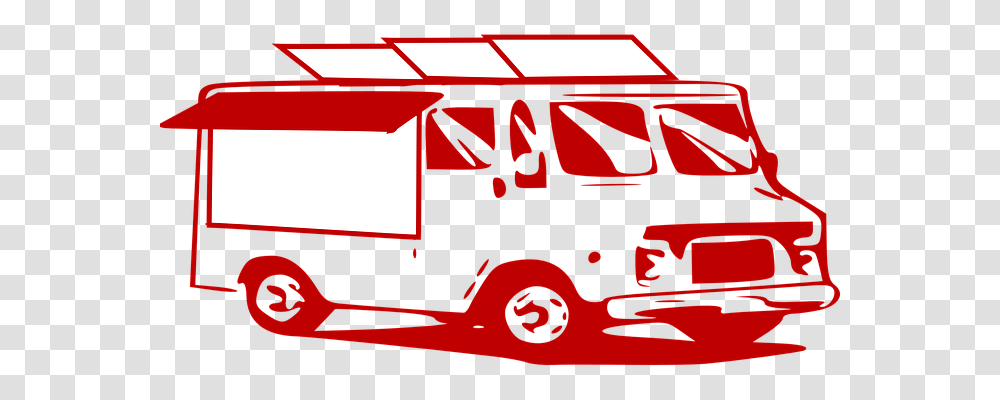 Mobile Van Transport, Fire Truck, Vehicle, Transportation Transparent Png