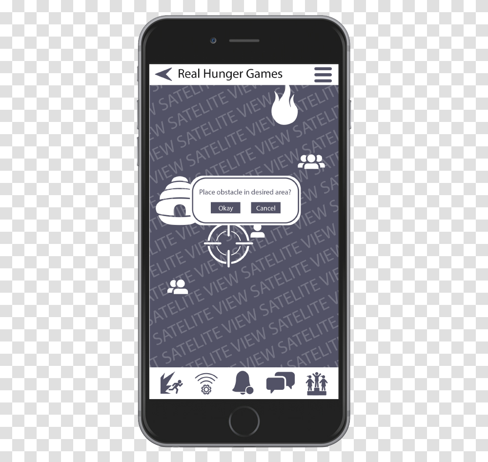 Mobile Wireframe Gamemaker 01 Place Obstacles Mgs Iphone, Mobile Phone, Electronics, Cell Phone Transparent Png