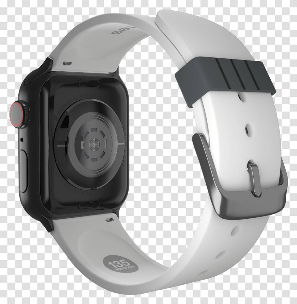 Mobyfox Nasa Apple Watch White 38mm 40mm 42mm 44mm Band St Watch Strap, Wristwatch, Electronics, Helmet, Clothing Transparent Png