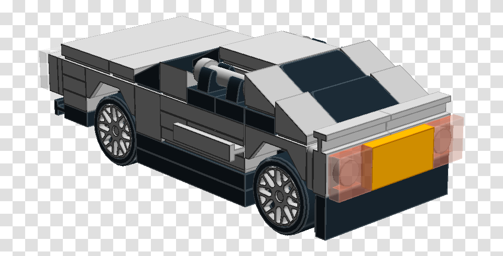 Moc Tt A Mini Delorean Special Lego Themes Eurobricks Model Car, Vehicle, Transportation, Bumper, Van Transparent Png