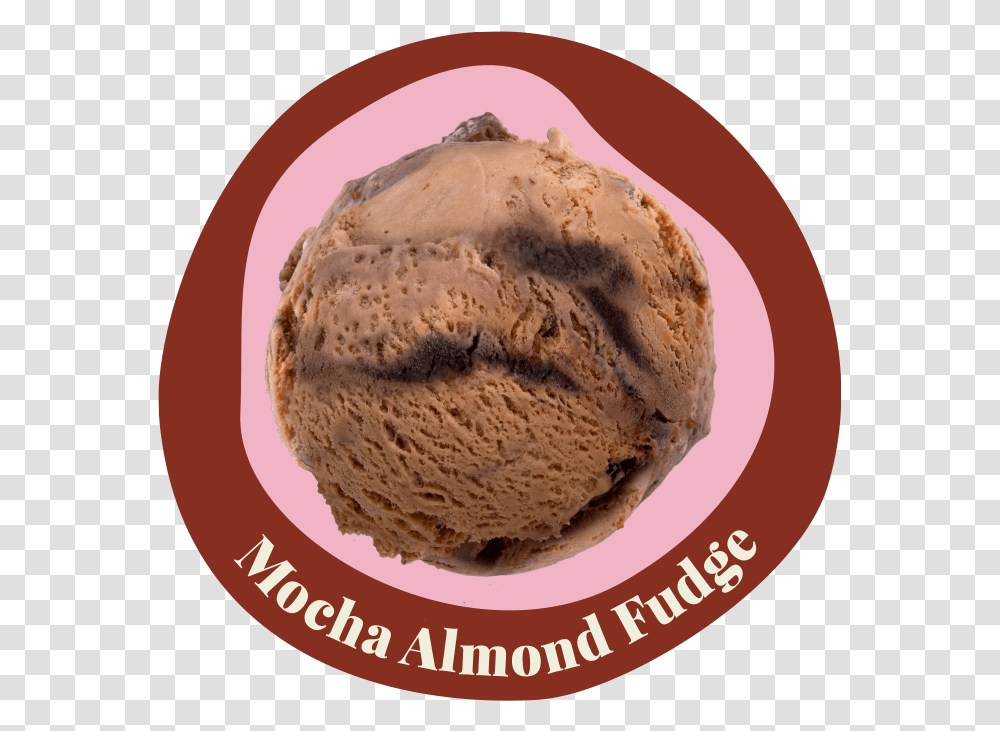 Mocha Almond Fudge - New Zealand Natural, Cream, Dessert, Food, Creme Transparent Png