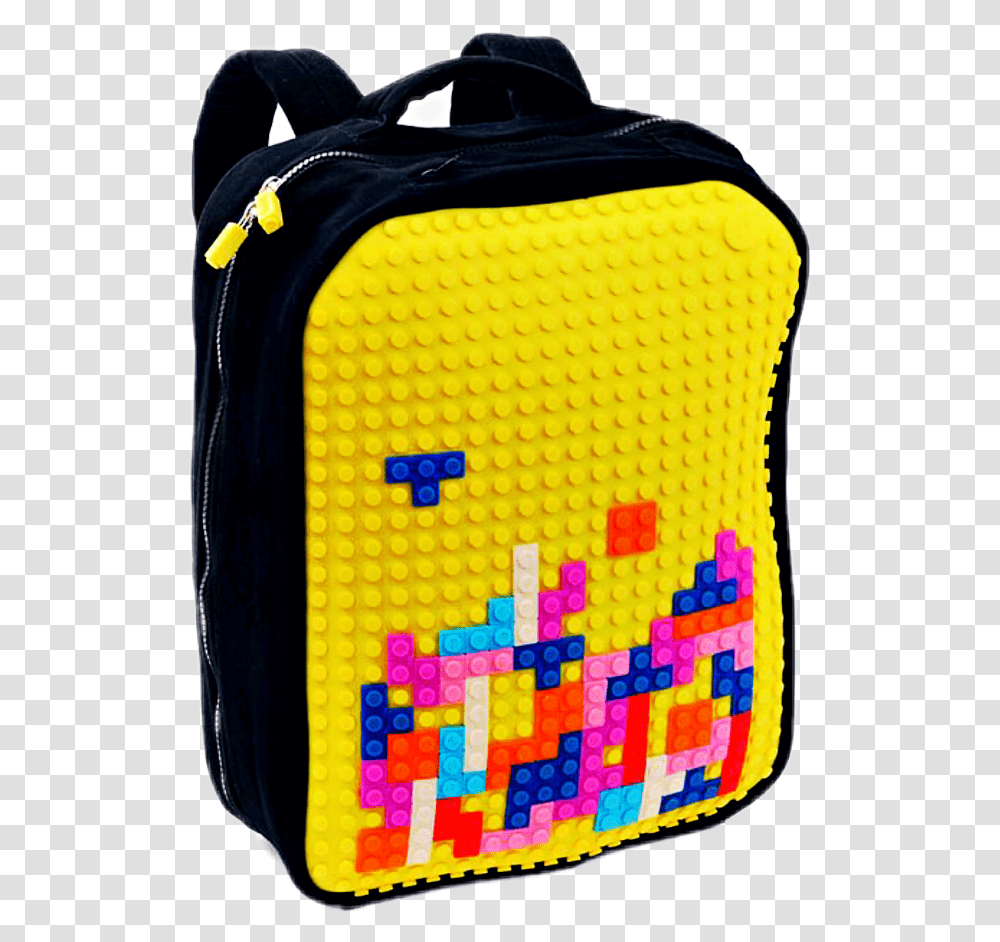 Mochilas Mochila Backpack Tetris Pixel Art Backpack, Bag Transparent Png