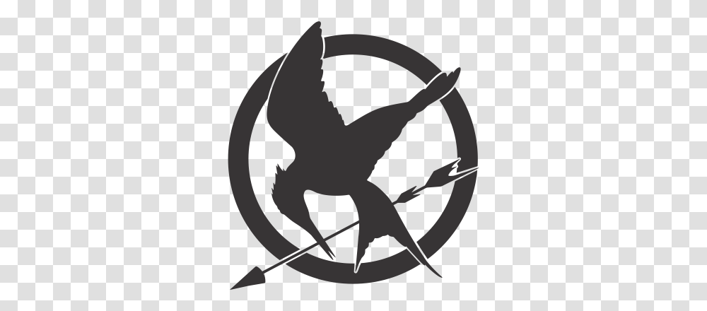 Mockingjay Hunger Games Hunger Games Banquet, Silhouette, Stencil, Arrow Transparent Png