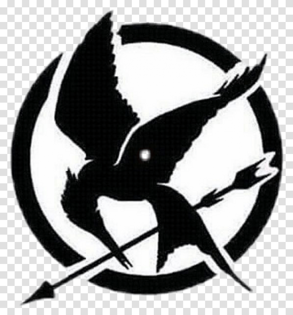 Mockingjay Logo Hunger Games Hunger Games Logo, Symbol, Trademark, Emblem Transparent Png