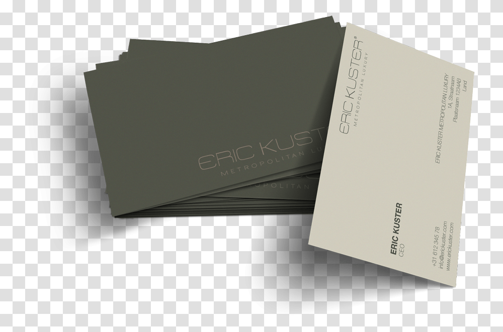 Mockup Business Card Horizontal, Text, Paper, Box Transparent Png