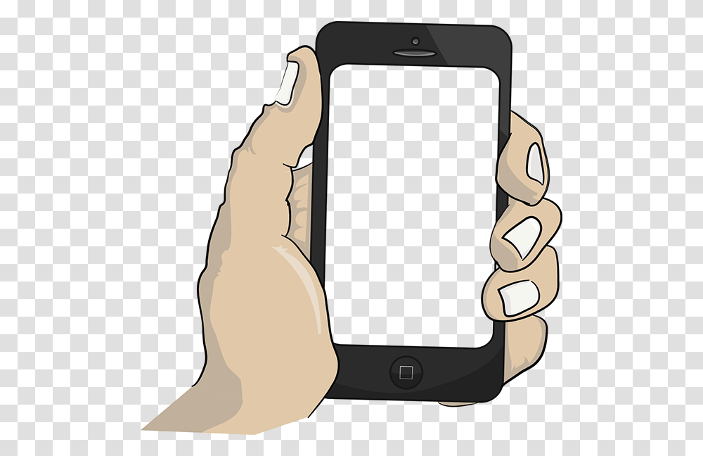 Mockup Mobile Phone Accessories Cartoon Hand Holding Phone, Electronics, Cell Phone, Iphone Transparent Png