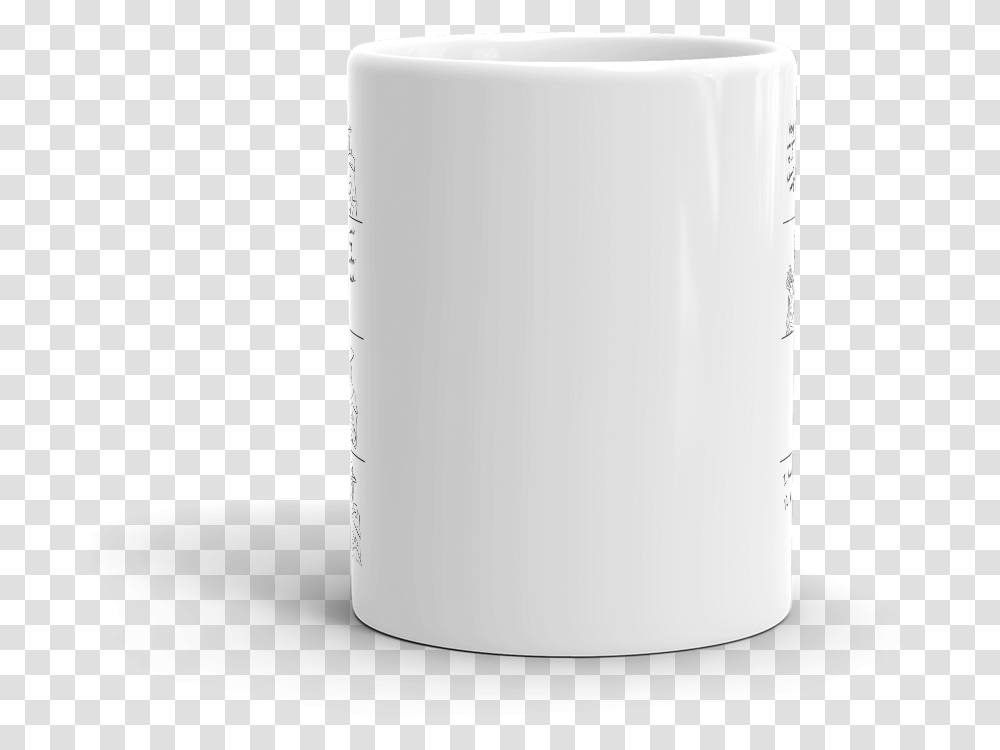 Mockup Mug Front View, Cylinder, Cup, Coffee Cup, Soil Transparent Png